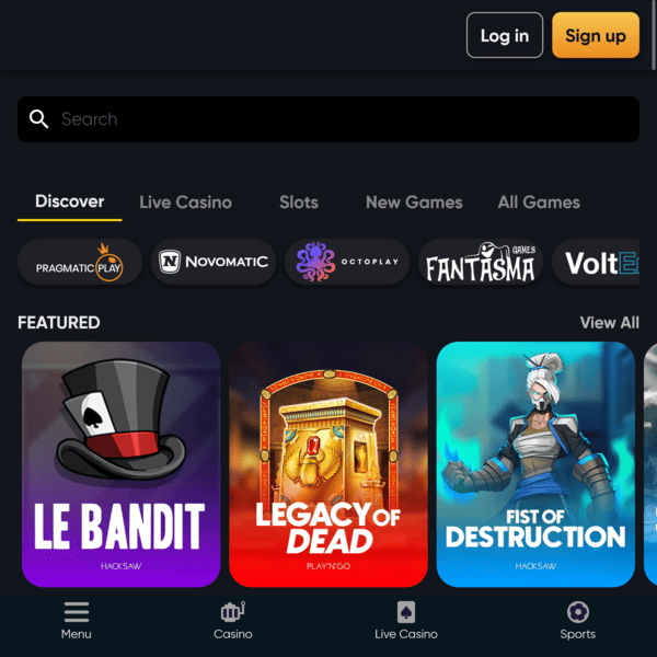 Fournisseurs de jeux